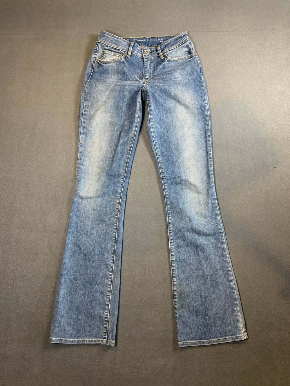 Y2K Levi's Bold Curve Mid Rise Bootcut Jeans Size 27 Blue Denim
